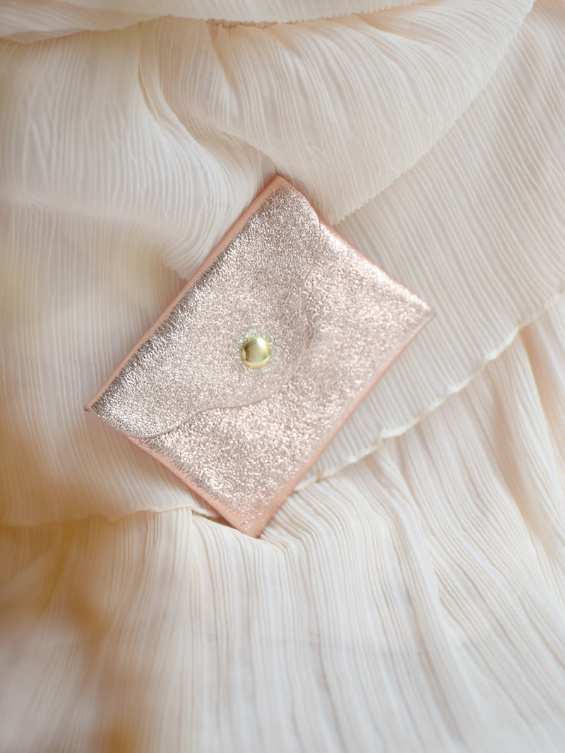 porte-cartes LOU Rose gold